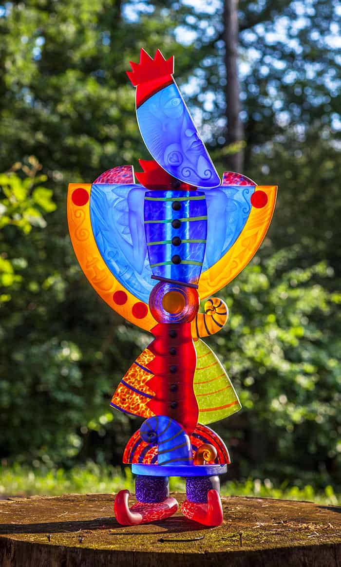 PRINCE Glass sculpture - Glasstudio Borowski